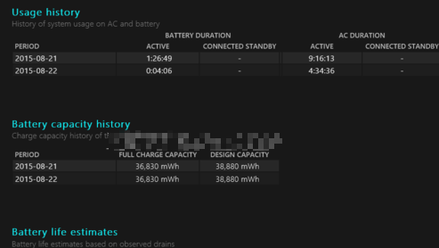 電池容量電腦使用的時間 電池容量電腦使用的時間