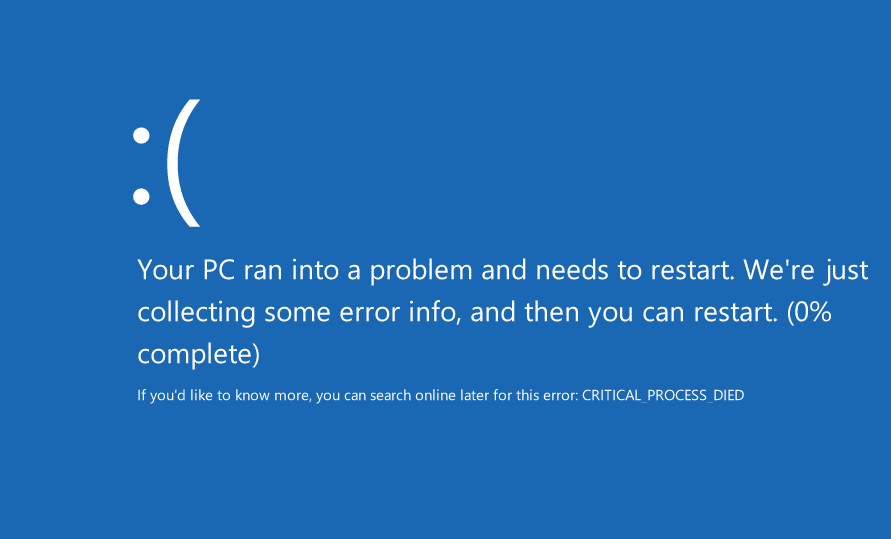 藍(lán)屏 藍(lán)屏