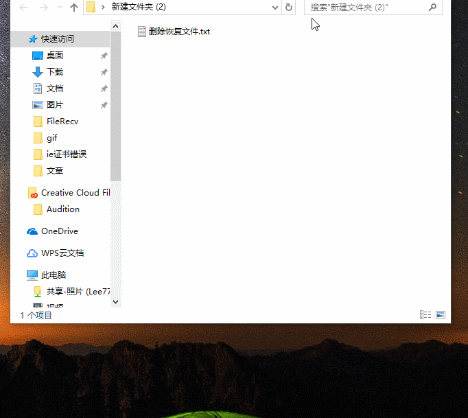 文件恢復(fù) 文件恢復(fù)
