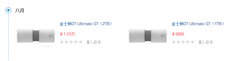 金士頓u盤價格表 金士頓u盤價格表