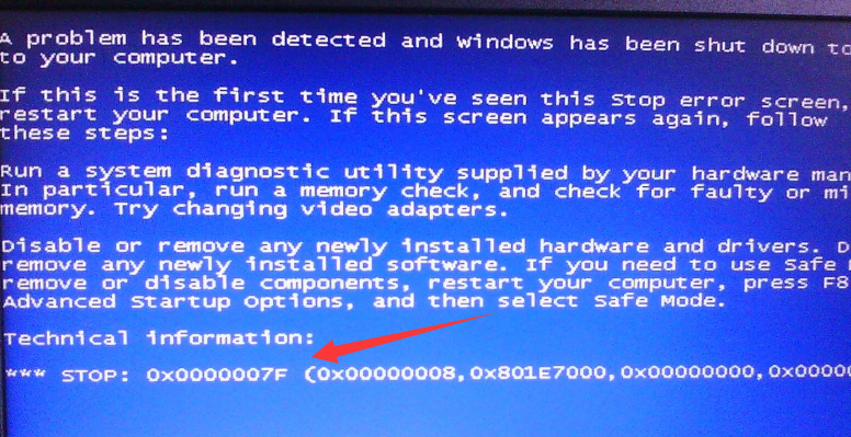 0x0000007f 0x0000007f